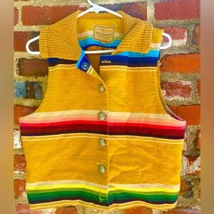 DDR vest with silver Navajo buttons